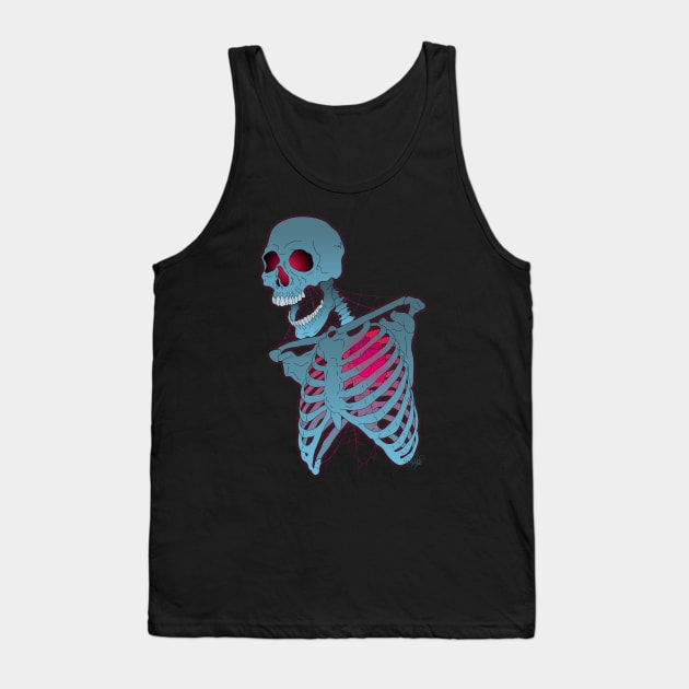 Glowing heart of the dead Tank Top by schockgraphics